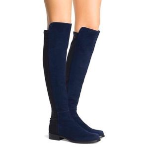 Stuart Weitzman Blue 5050 Over-the-knee Like New Boots 8.5